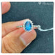 CPA0101 Cincin Perak Blue Topaz