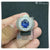 CPA0137 Cincin Perak Permata Blue Safir