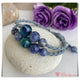 GTL0267 Gelang Tali Macrame Batu Lapis Lazuli