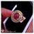 CBR0020 Cincin Berlian Permata Merah Delima