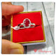 CPA0012 Cincin Perak Permata Ruby