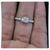 CBR0166 Cincin Emas Putih Berlian Banjar
