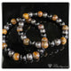 GBT0831 Gelang Kombinasi 3 Batu (Tiger Eyes, Black Onyx, Blustin)