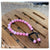 GTL0354 Gelang Tali Batu Pink Agate