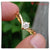 CBR0216 Cincin Emas Berlian Eropa