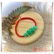 GTL0538 Gelang Tali Macrame Batu Giok Cina