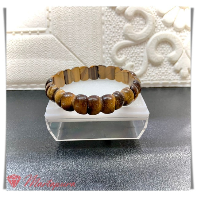 GBT1239 Gelang Batu Tiger Eyes Permata Martapura