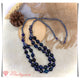 KBT0436 Kalung Etnik Batu Alam