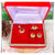 SLM0037 1 Set Perhiasan Ring Perak Batu Yellow Topaz