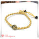 GTL0776 Gelang Tali Macrame Batu Yellow Jasper