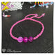 GTL0782 Gelang Tali Macrame Batu Pink Agate