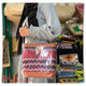 TAS0721 Tas Slempang Kulit Sintetis Kain Sasirangan