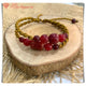 GTL0818 Gelang Tali Macrame Batu Red Carnelian